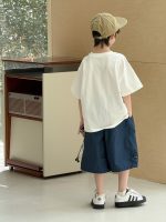 【90-160cm】半袖Tシャツ 男の子 トレンド ゆったり - 画像 (4)
