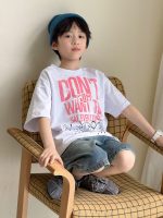 【90-160cm】半袖Tシャツ 男の子 プリント 英字 カジュアル - 画像 (4)