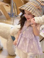 【90-150cm】トップスorパンツorセットアップ 女の子 キャミソール ファッション - 画像 (3)