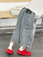 【90-160cm】パンツ 男の子 ポケット付き カーゴパンツ - 画像 (6)