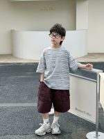 【90-160cm】半袖Ｔシャツ 男の子 ボーダー柄 グラフィティ - 画像 (4)