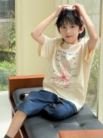 【90-160cm】半袖Tシャツ 男の子 英字 カジュアル - 画像 (4)