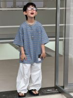 【90-160cm】半袖Ｔシャツ 男の子 ボーダー柄 韓国風 - 画像 (2)