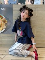 【100-160cm】Tシャツ プリント スウィート カジュアル 合わせやすい 半袖 - 画像 (5)
