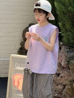 【100-160cm】ベスト 男の子 プリント 英字 カジュアル - 画像 (3)