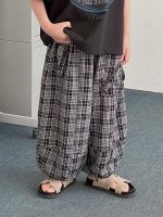 【90-150cm】パンツ 男の子 チェック柄 レトロ 合わせやすい - 画像 (6)