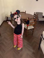 【90-140cm】ホルターネック ベストorドット柄 パンツ 女の子 ファッション