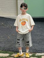 【90-160cm】半袖Ｔシャツ 男の子 プリント 合わせやすい - 画像 (5)