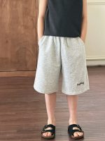 【90-160cm】ショートパンツ 男の子 刺繍 合わせやすい - 画像 (3)