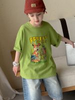 【90-160cm】半袖Tシャツ 男の子 プリント カートゥーン