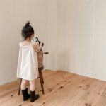 【80-130cm】ワンピース 女の子 キャミソール ドット柄 - 画像 (4)