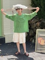【100-160cm】長袖Tシャツ 男の子 英字 シンプル ゆったり - 画像 (3)