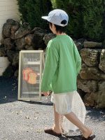 【100-160cm】長袖Tシャツ 男の子 英字 シンプル ゆったり - 画像 (5)