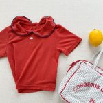 【80-130cm】半袖Ｔシャツ 女の子 折り襟 無地 - 画像 (8)