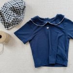 【80-130cm】半袖Ｔシャツ 女の子 折り襟 無地 - 画像 (7)