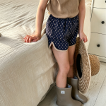 【80-130cm】ショートパンツ 女の子 ウォッシュド プリント - 画像 (3)