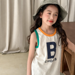 【80-130cm】ベスト 女の子 ノースリープ ファッション - 画像 (6)