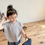 【80-130cm】半袖Ｔシャツ 女の子 熊柄 かわいい - 画像 (3)