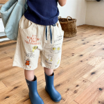 【80-130cm】ショートパンツ 女の子 ウォッシュド トレンド - 画像 (3)