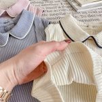【80-130cm】シャツ 女の子 ノースリープ 折り襟 - 画像 (5)