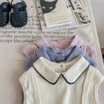 【80-130cm】シャツ 女の子 ノースリープ 折り襟 - 画像 (6)