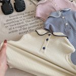 【80-130cm】シャツ 女の子 ノースリープ 折り襟 - 画像 (7)