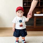 【73-120cm】Ｔシャツ スマイル カジュアル トップス - 画像 (7)