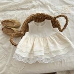 【80-130cm】トップス 女の子 レイヤード ノースリーブ - 画像 (2)
