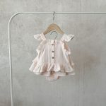 【66-100cm】セットアップ ベビー キャミ ナチュラル - 画像 (6)