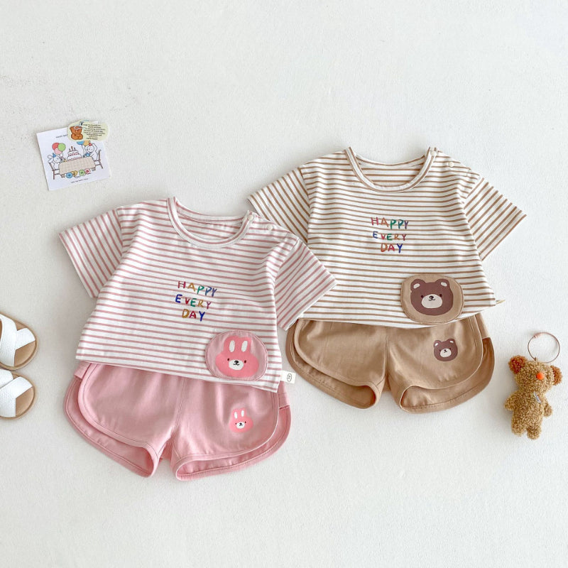 06_675c723c-e4c8-47c6-8789-8025f38467a2.jpg 【73-100cm】セットアップ ベビー ボーダー かわいい - 画像 (1)