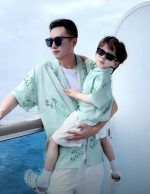 【80-150cm+親サイズ】シャツ 親子ペア ゆったり 着せやすい - 画像 (6)