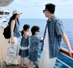 【90-150cm+親サイズ】セットアップ 親子ペア ドット柄 おしゃれ - 画像 (11)