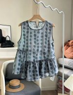 【90-150cm+親サイズ】セットアップ 親子ペア ドット柄 おしゃれ - 画像 (16)