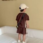 【80-150cm】セットアップorワンピース ブラウン スポーツ - 画像 (15)