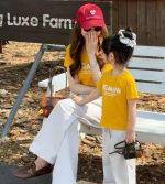 【80-150cm+親サイズ】Tシャツorショートパンツ 親子ペア お出かけに 英字 - 画像 (7)