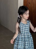 【90-150cm】ワンピース 女の子 チェック柄 韓国風 - 画像 (9)
