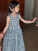 【90-150cm】ワンピース 女の子 チェック柄 韓国風 - 画像 (8)