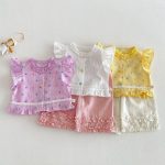 【73-100cm】トップス ベビー フリルスリーブ おしゃれ - 画像 (5)