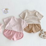 【73-100cm】セットアップ ベビー ボーダー かわいい - 画像 (6)