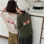 【80-140cm】半袖Ｔシャツ バックカートゥーン プリント - 画像 (7)