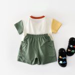 【73-100cm】セットアップ ベビー カラーバリ 恐竜 カートゥーン - 画像 (5)