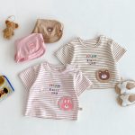 【73-100cm】セットアップ ベビー ボーダー かわいい - 画像 (7)