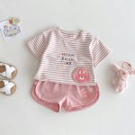 【73-100cm】セットアップ ベビー ボーダー かわいい - 画像 (10)