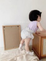 【66-100cm】ショートパンツ ベビー 韓国風 小花柄 - 画像 (7)