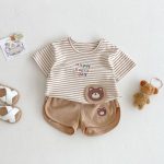 【73-100cm】セットアップ ベビー ボーダー かわいい - 画像 (9)