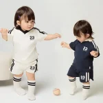【73-100cm】セットアップ ベビー 英字 ポロ スポーツ - 画像 (2)