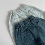 【80-130cm】ワイドパンツ 男の子 伸縮ウエスト デニム - 画像 (10)
