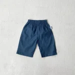 【73-100cm】パンツ ベビー 韓国風 七分丈 ストライプORシンプル - 画像 (32)
