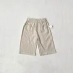 【73-100cm】パンツ ベビー 韓国風 七分丈 ストライプORシンプル - 画像 (30)