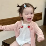 【73-130cm】カーディガン ベビー 女の子 動物柄  通気性 - 画像 (5)